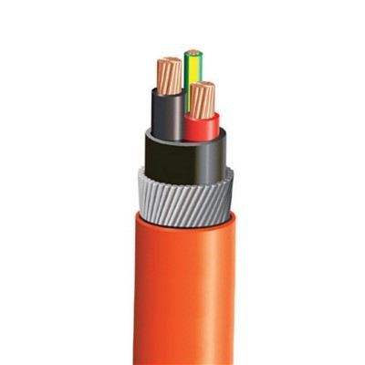 Câble orange circulaire XLPE blindé en fil d'acier certifié SAA 0.6/1KV